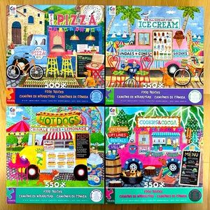 Food trucks puzzles bundle